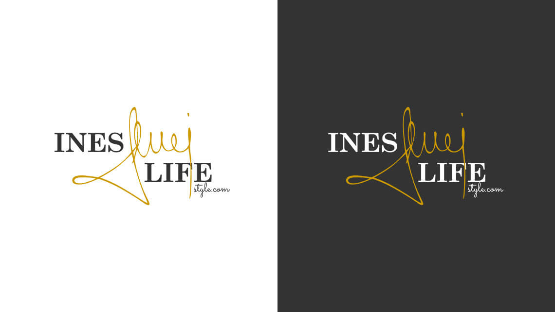 Grafično oblikovanje logotipa - Ines Life Style - Ines Juranović